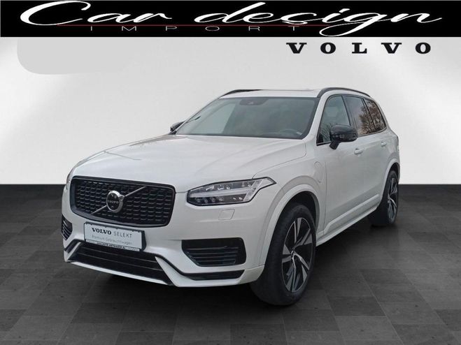 Volvo XC90 T8 AWD Recharge - 310 + 145 - BVA Geartr Blanc mtallis de 2022