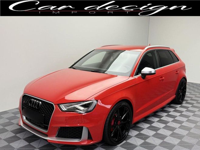 Audi RS3 Quattro 2.5 TFSI - 367 - BV S-tronic 8V  Rouge mtallis de 2015
