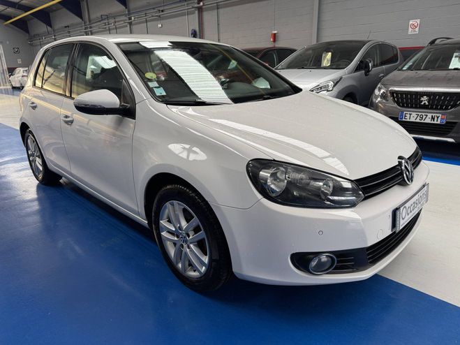 Volkswagen Golf VI 1.6 TDI 105 FAP Confortline DSG7 5p BLANC de 2012