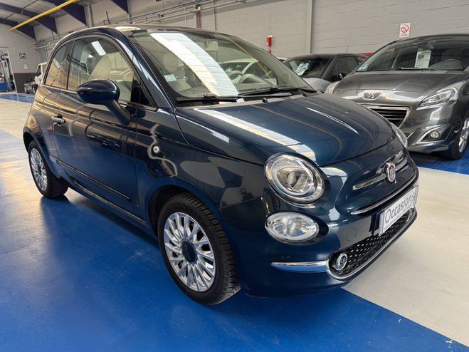 Fiat 500 1.2 8v 69ch Lounge BLEU de 2018