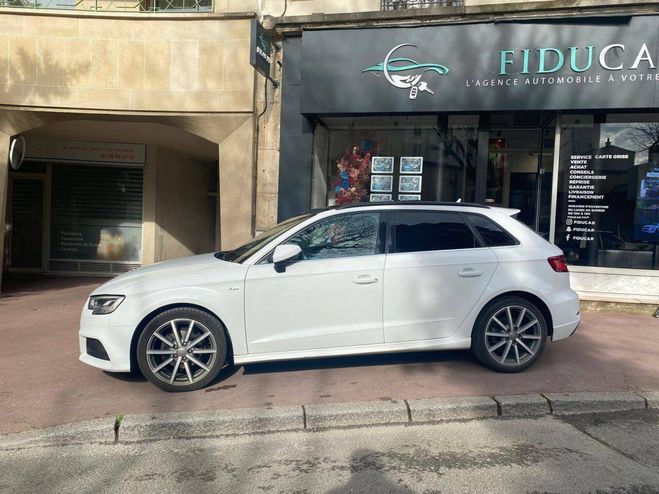 Audi A3 II 2.0 TDi S line Ambition luxe 150cv BLANC de 2017