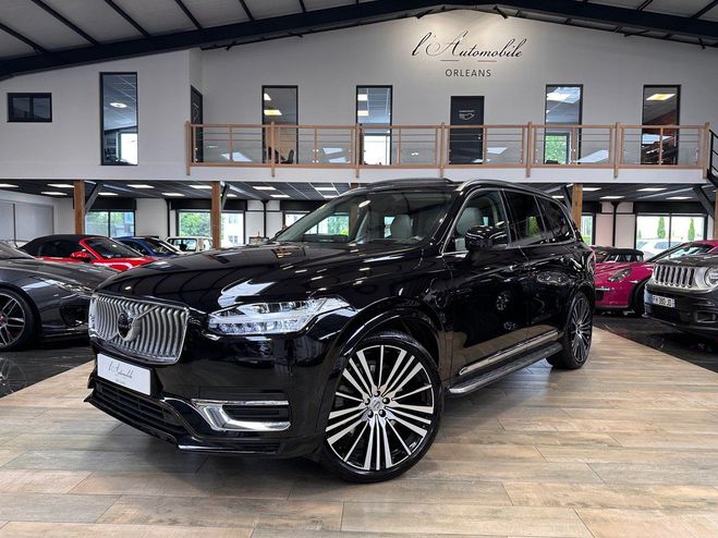 Volvo XC90 T8 Recharge Inscription Luxe AWD - 7 PLA Noir Mtallis de 2021