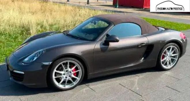 Porsche Boxster 981 S 3.4 PDK 315ch Brun anthracite mtallis de 2014