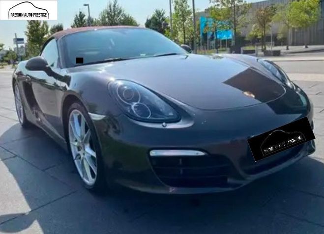 Porsche Boxster 981 S 3.4 PDK 315ch Brun anthracite mtallis de 2014