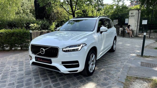 Volvo XC90 T8 Twin Engine 303 + 87ch Momentum Geart BLANC de 2019