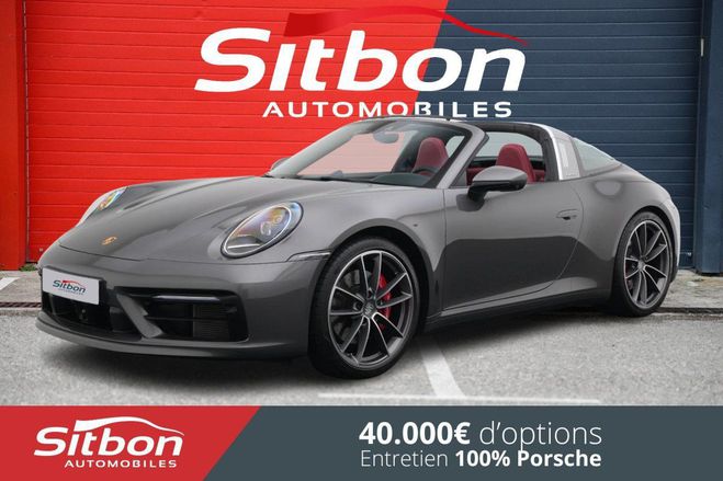 Porsche 911 992 Targa 4S Sport Design Coupe 3.0 PDK  Gris Quartz Mtallis de 2020