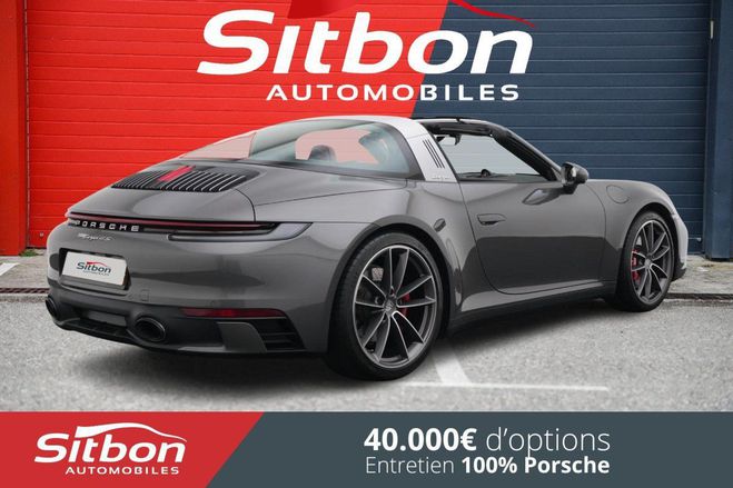 Porsche 911 992 Targa 4S Sport Design Coupe 3.0 PDK  Gris Quartz Mtallis de 2020