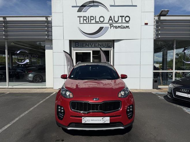 Kia Sportage 1.7 CRDI - 141 - BV DCT - GT Line Pack P ROUGE FONCE de 2017