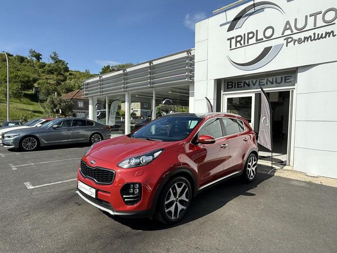 Kia Sportage 1.7 CRDI - 141 - BV DCT - GT Line Pack P ROUGE FONCE de 2017