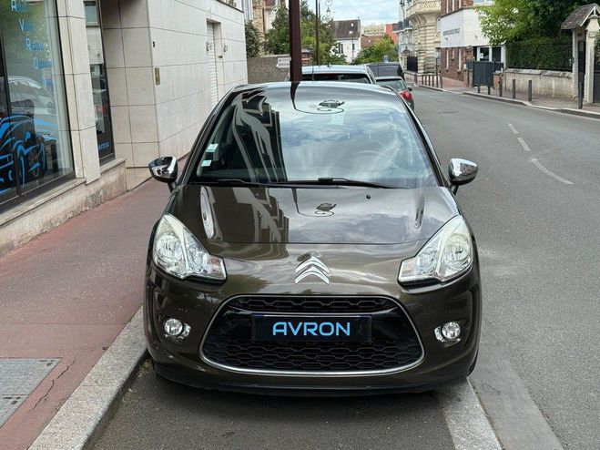 Citroen C3 II 1.2 VTI 82 EXCLUSIVE Marron Mtallis de 2012