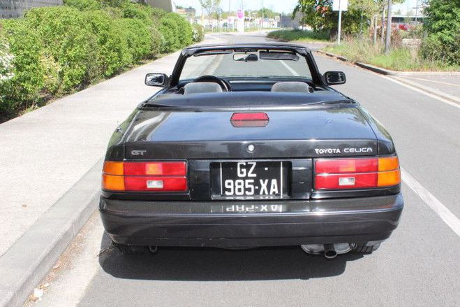 Toyota Celica GT CABRIOLET NOIR METAL de 1989