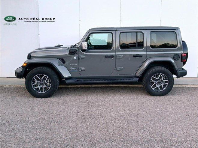 Jeep Wrangler Unlimited 4xe 2.0 l T 380 ch PHEV 4x4 BV Gris Anthracite de 2023