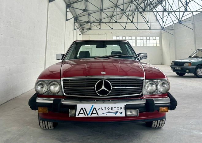 Mercedes Classe SL R107 560 v8 5.6 230 ROUGE de 1986
