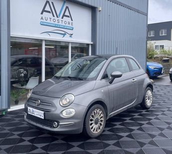  Voir détails -Fiat 500 1.2 8v 69ch Eco Pack Lounge à Gouesnou (29)