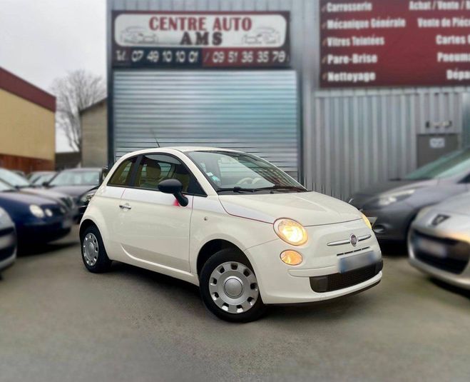 Fiat 500 1.2 8v 69ch Pop BLANC de 2009