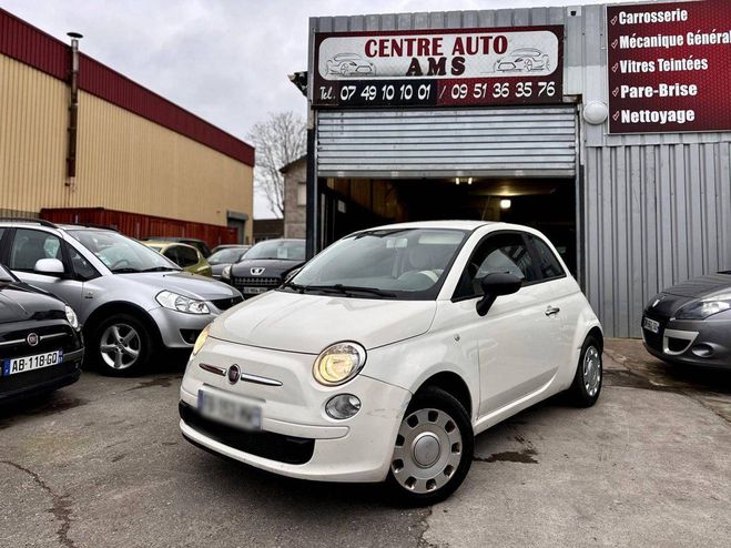 Fiat 500 1.2 8v 69ch Lounge BLANC de 2009