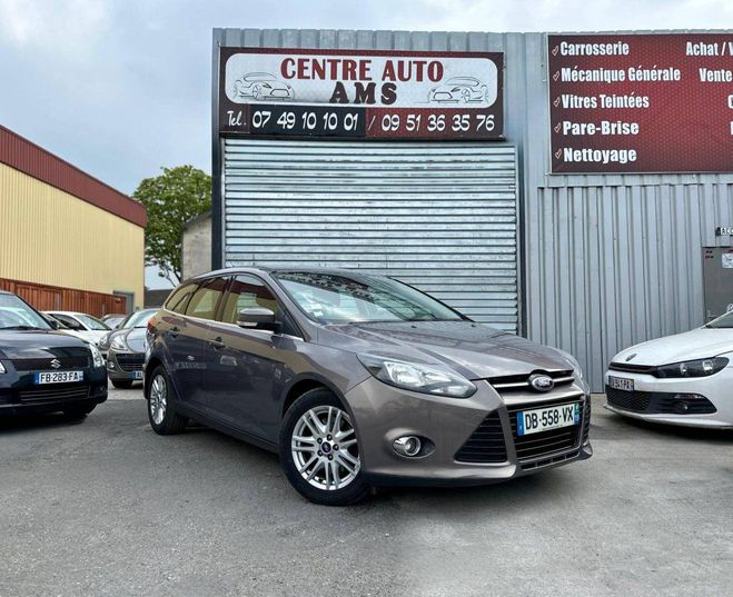 Ford Focus II 2.0 TDCi 115ch FAP Titanium PowerShif MARRON de 2013