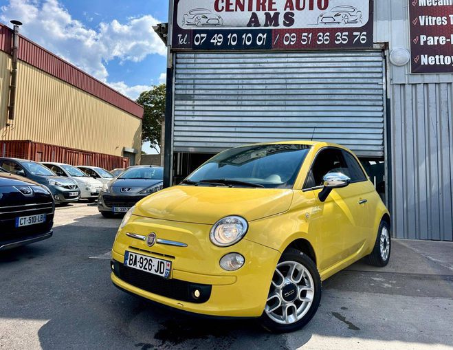 Fiat 500 1.2 8v 69ch S&S Pop Dualogic JAUNE de 2010