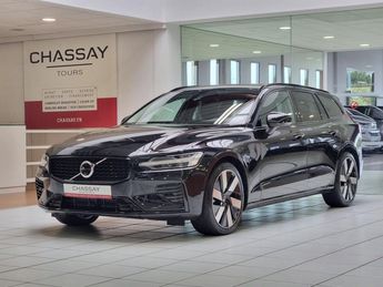  Voir détails -Volvo V60 II (2) T6 AWD HYBRIDE RECHARGEABLE 253 C à Tours (37)