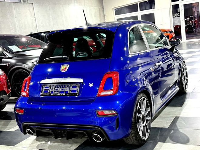 Abarth 595 Fiat Turismo 1.4 T-Jet 1e Main Etat Neuf Bleu Mtallis de 