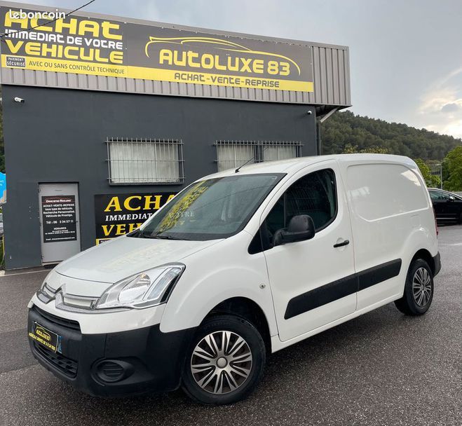 Citroen Berlingo 1.6 hdi 90 cv 3 places TVA RECUPERABLE Blanc de 2014
