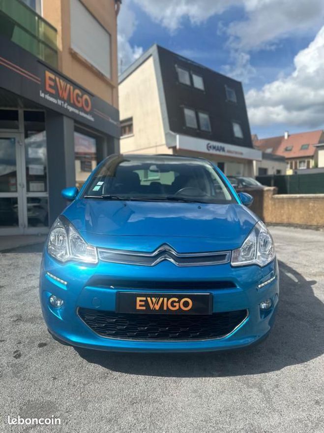 Citroen C3 GENERATION-II 1.2 PURETECH 80 EXCLUSIVE Bleu de 2015