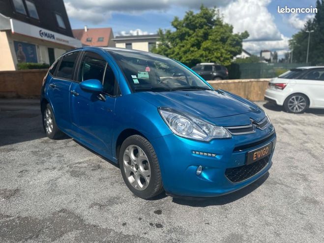 Citroen C3 GENERATION-II 1.2 PURETECH 80 EXCLUSIVE Bleu de 2015