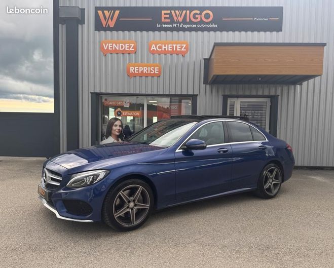 Mercedes Classe C 2.2 250 CDI 205ch SPORT LINE 4MATIC 7G-T Bleu de 2016