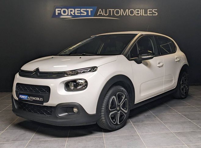 Citroen C3 1.6 BlueHDi - 75 S&S - Feel Nav Socit  BLANC de 2017