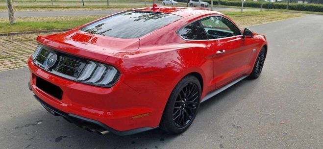 Ford Mustang VI (2) FASTBACK 5.0 V8 GT BVA10 Rouge Vernis de 