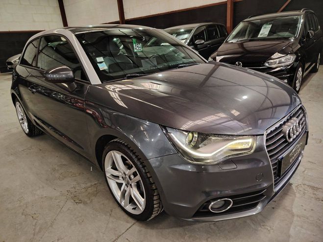 Audi A1 1.6 TDI 90ch FAP S line S tronic 7 GRIS de 2014
