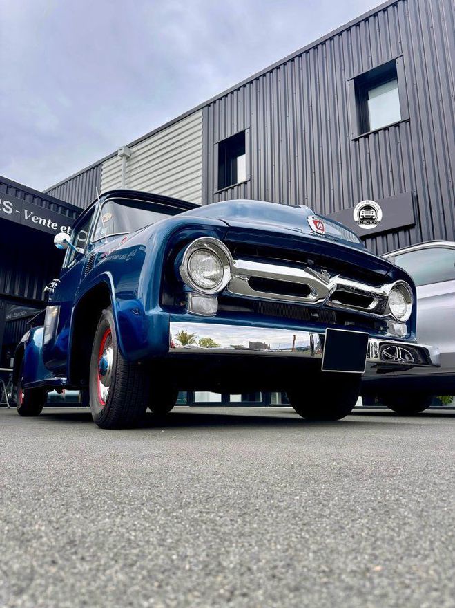 Ford F100 F-100 CUSTOM CAB 272ci V8 Bleu Mtallis de 1956