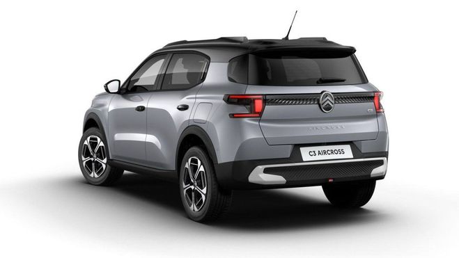 Citroen C3 Aircross Hybride 145 e-DCS6 Max Gris Clair de 2025