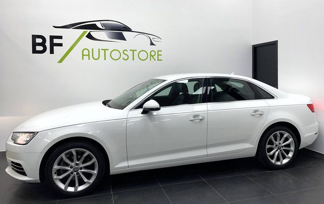 Audi A4 V (B9) 2.0 TDI 150ch Design Luxe S troni BLANC de 2016