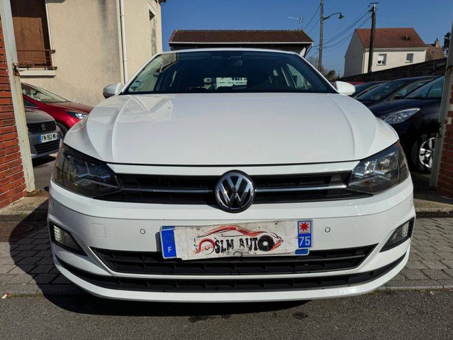 Volkswagen Polo VI 1.6 TDI 95ch Confortline DSG7 BLANC de 2019