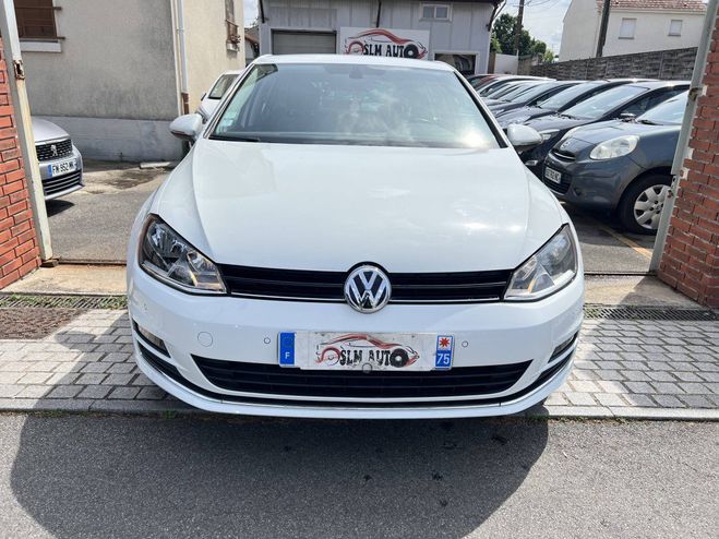 Volkswagen Golf VII 1.6 TDI 110 FAP BlueMotion Technolog BLANC de 2016
