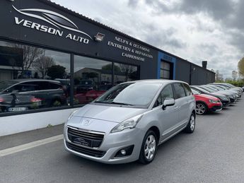  Voir détails -Peugeot 5008 1.6 BlueHDi 120 7PL GPS TEL LED ATTELAGE à Verson (14)