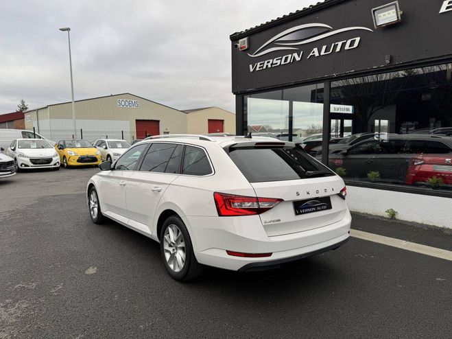 Skoda Superb Combi 2.0 TDI 150 GPS CUIR CAM KEYLESS B BLANC de 2020