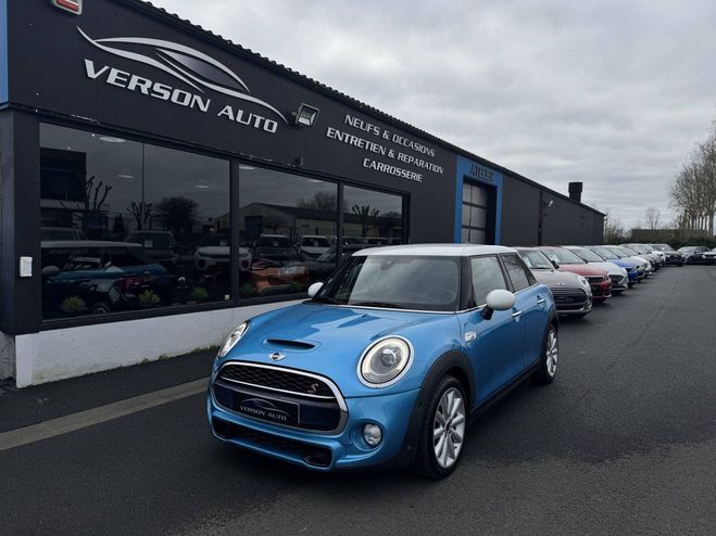 Mini Cooper S 192 GPS CUIR CAMERA HUD H/K KEYLESS BV BLEU de 2015