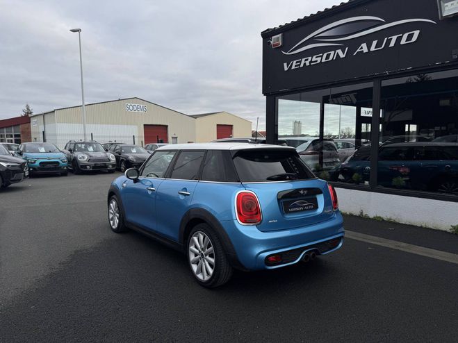 Mini Cooper S 192 GPS CUIR CAMERA HUD H/K KEYLESS BV BLEU de 2015