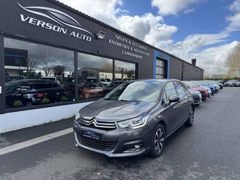  Voir détails -Citroen C4 1.6 BlueHDi 120 GPS TEL LED CLIM REGUL B à Verson (14)