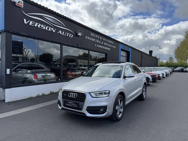Audi Q3 2.0 TDI 177 FULL 4x4 1er MAIN SUIVIT BVA GRIS de 2014