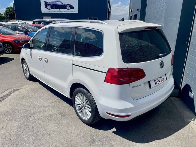 Volkswagen Sharan II 2.0 TDI 140 FAP BlueMotion Cup BLANC de 2014