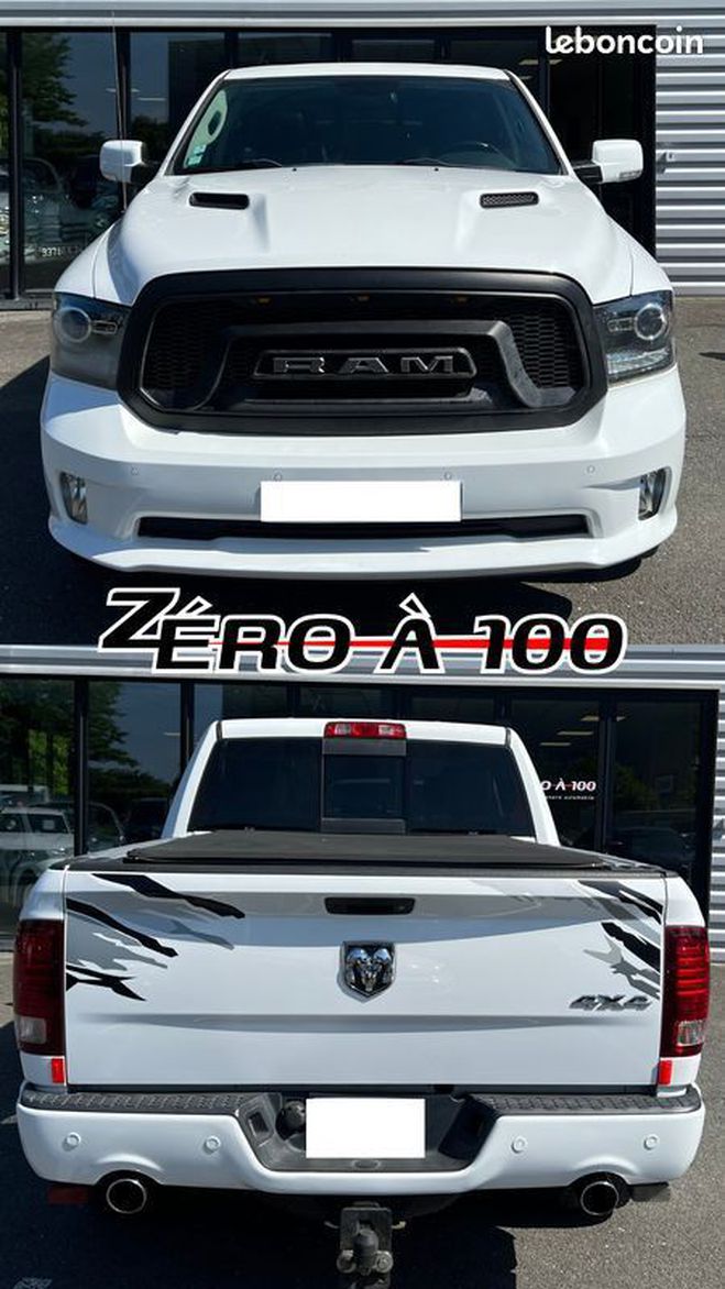 Dodge Ram 1500 Hemi Sport Crew Cab Pickup 5.7 4WD  Blanc de 2014