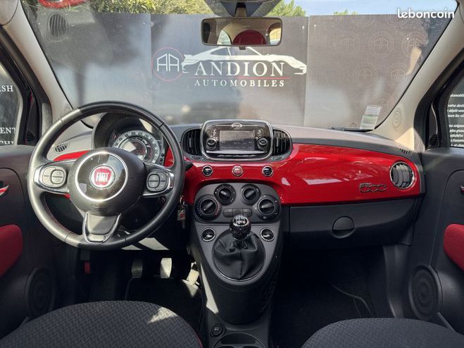 Fiat 500 1.2 8V 69CH ROSSO AMORE EDIZIONE Noir de 2017