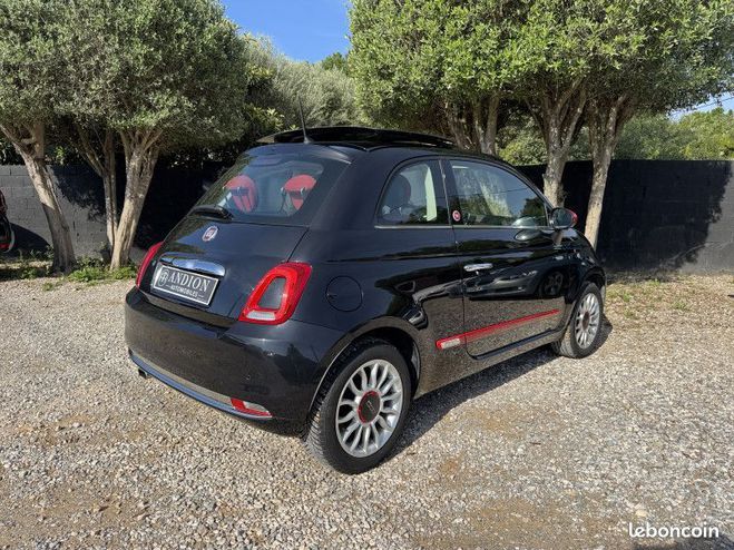 Fiat 500 1.2 8V 69CH ROSSO AMORE EDIZIONE Noir de 2017