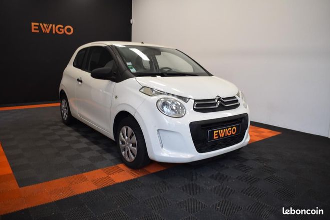 Citroen C1 1.0 VTI 69 CH FEEL SUIVI GARANTIE 6 A 60 Blanc de 2014