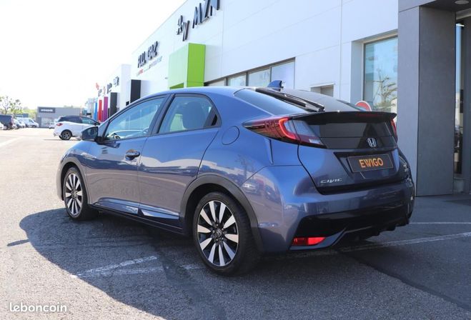 Honda Civic 1.6 IDTEC 120ch VAILLANTE PREMIERE MAIN Violet de 2016