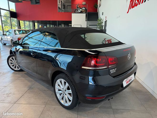Volkswagen Golf VI CABRIOLET 2.0 TDi 140cv CARAT-2012 Noir de 2012
