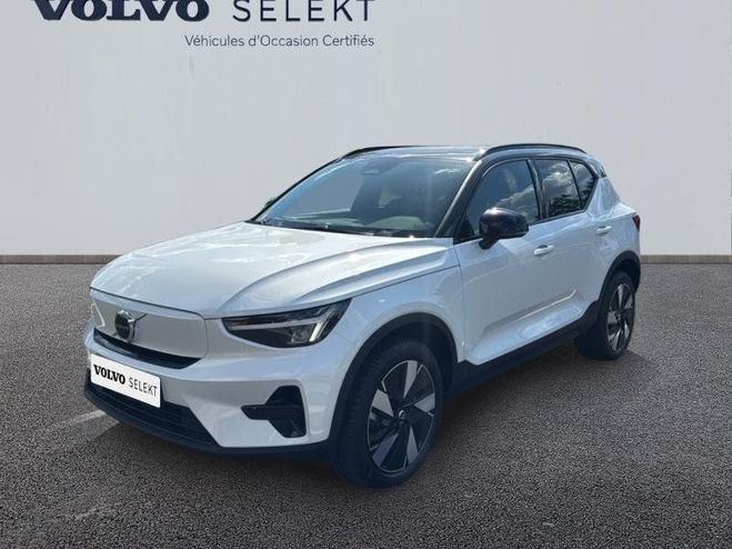 Volvo EX40 Twin Performance 442ch Plus AWD Blanc Cristal Mtallis de 2025